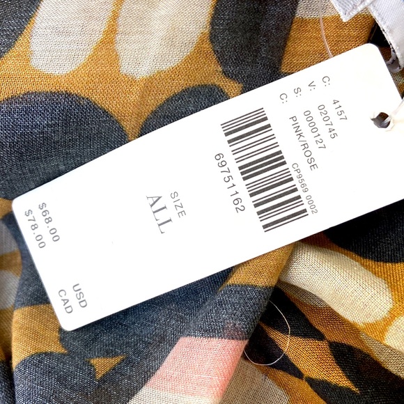 NWT Vismaya x Anthropologie Modern Dot Scarf - Picture 4 of 6